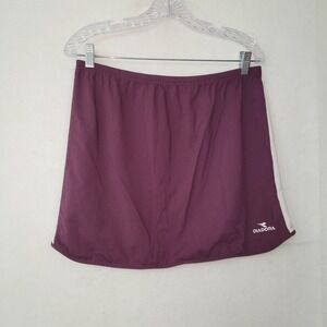 Diadora Active Skirt Womens XL Purple White Mesh Side Stripe Tennis Pickleball
